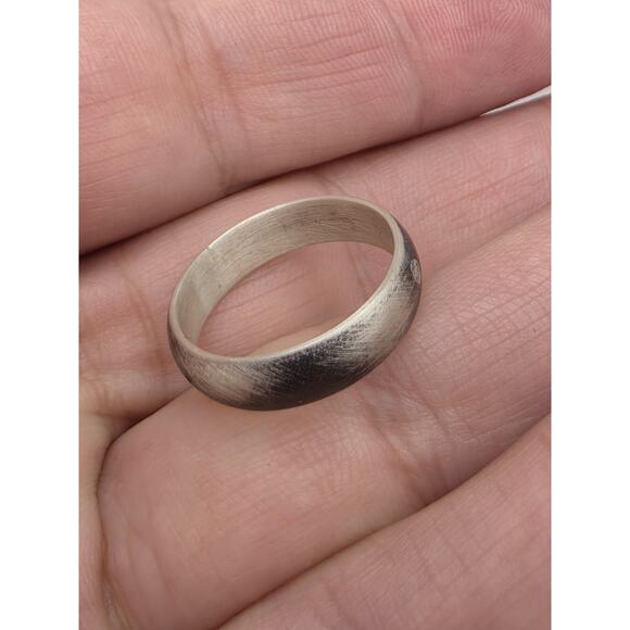 BAND STERLING SILVER 925 OXIDIZED RING SIZE 9.5 - Picture 14 of 15